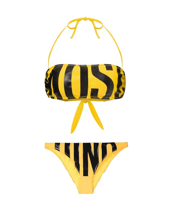 yellow-bicolor-bikini-swimwear