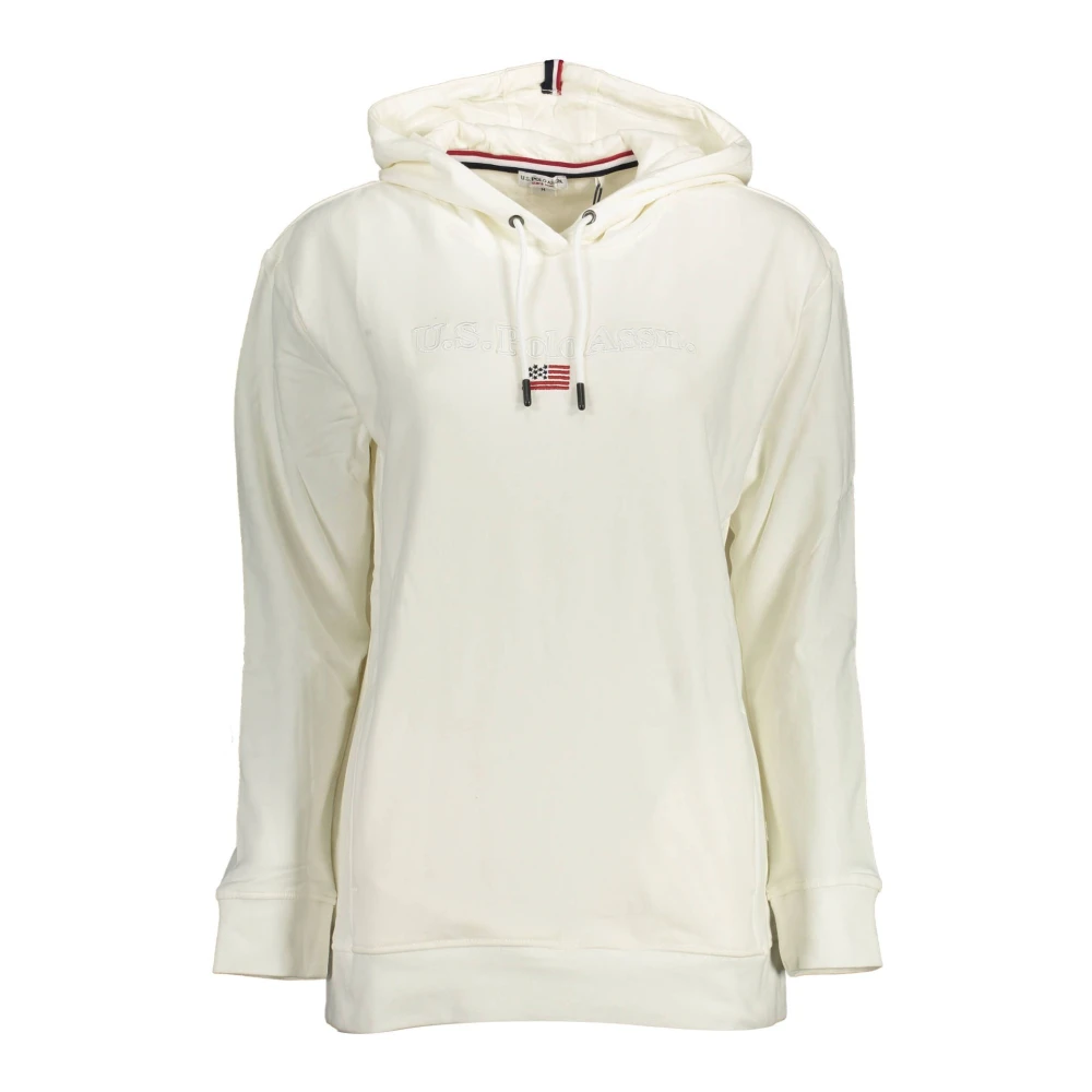 U.s. Polo Assn. Stijlvolle hoodie met elegante details White Dames