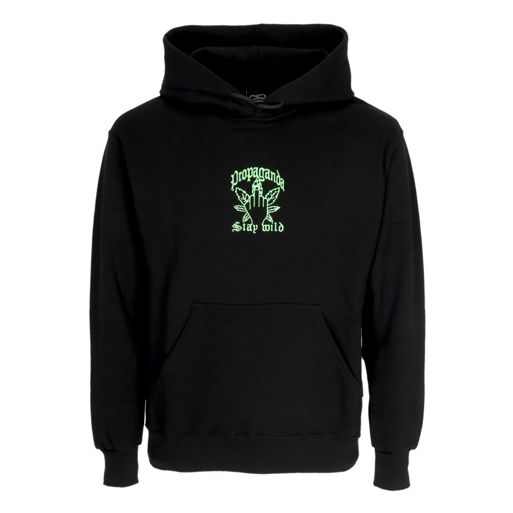 Propaganda Zwarte Hoodie Pure Logo Black Heren