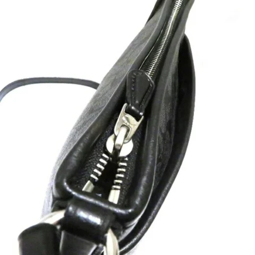 Coach Pre-owned Leather shoulder-bags Black Dames