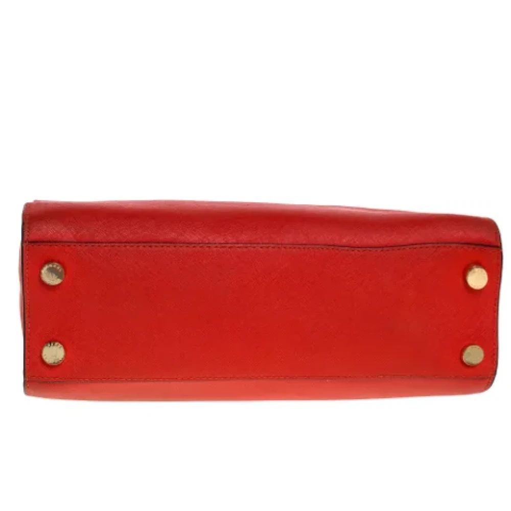 Michael Kors Pre-owned Leather totes Red Dames