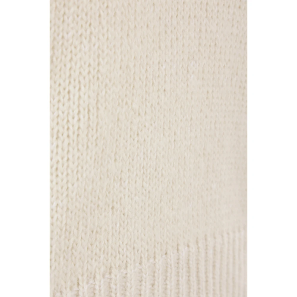 Jil Sander Beige Alpaca Wol Trui Beige Dames