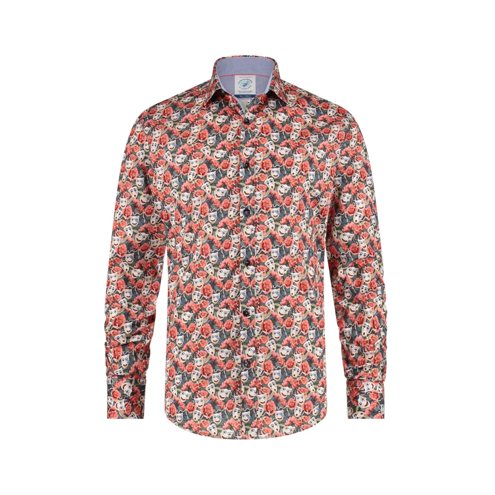 A fish named fred Casual Shirts Red Heren