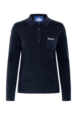 Stickad Polo Sky Captain