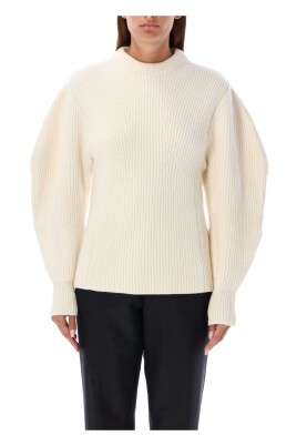 balloon-sleeve-fisherman-sweater