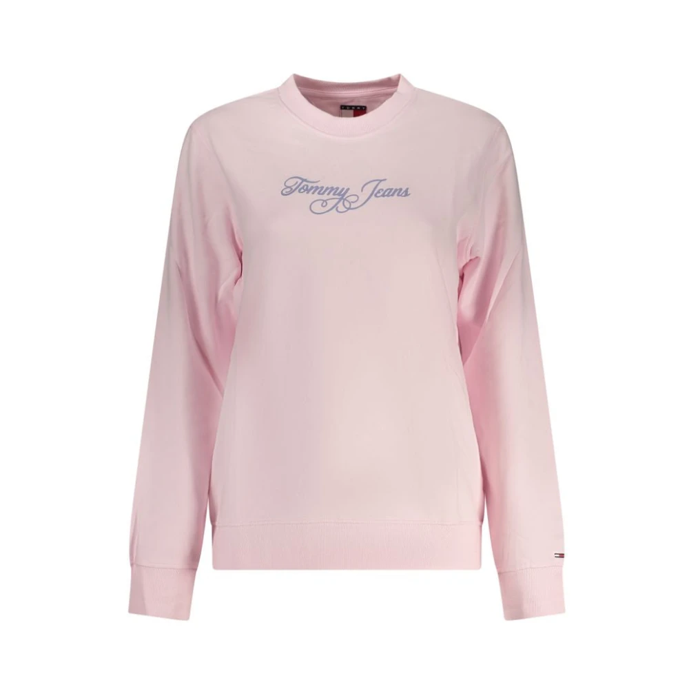 Tommy Hilfiger Women's Pink Cotton Sweatshirt