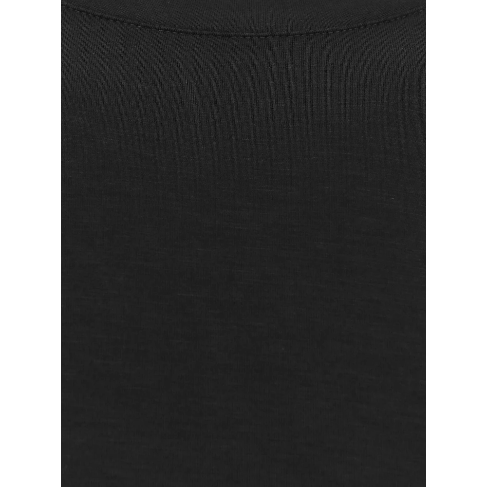 Giorgio Eco-Viscose Crew-Neck Longsleeve T-Shirt Black Heren