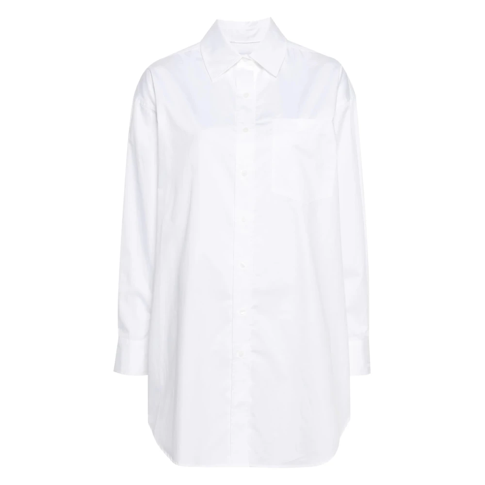 Calvin Klein Women's White Casual Long Sleeve Shirt - Shirts - S - Blouses & Shirts