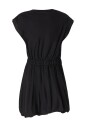 robe-mini-en-popeline-de-coton-noir