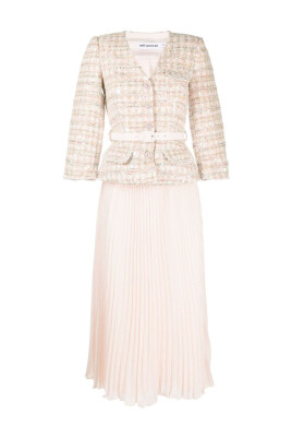 pink-sequin-boucle-midi-dress