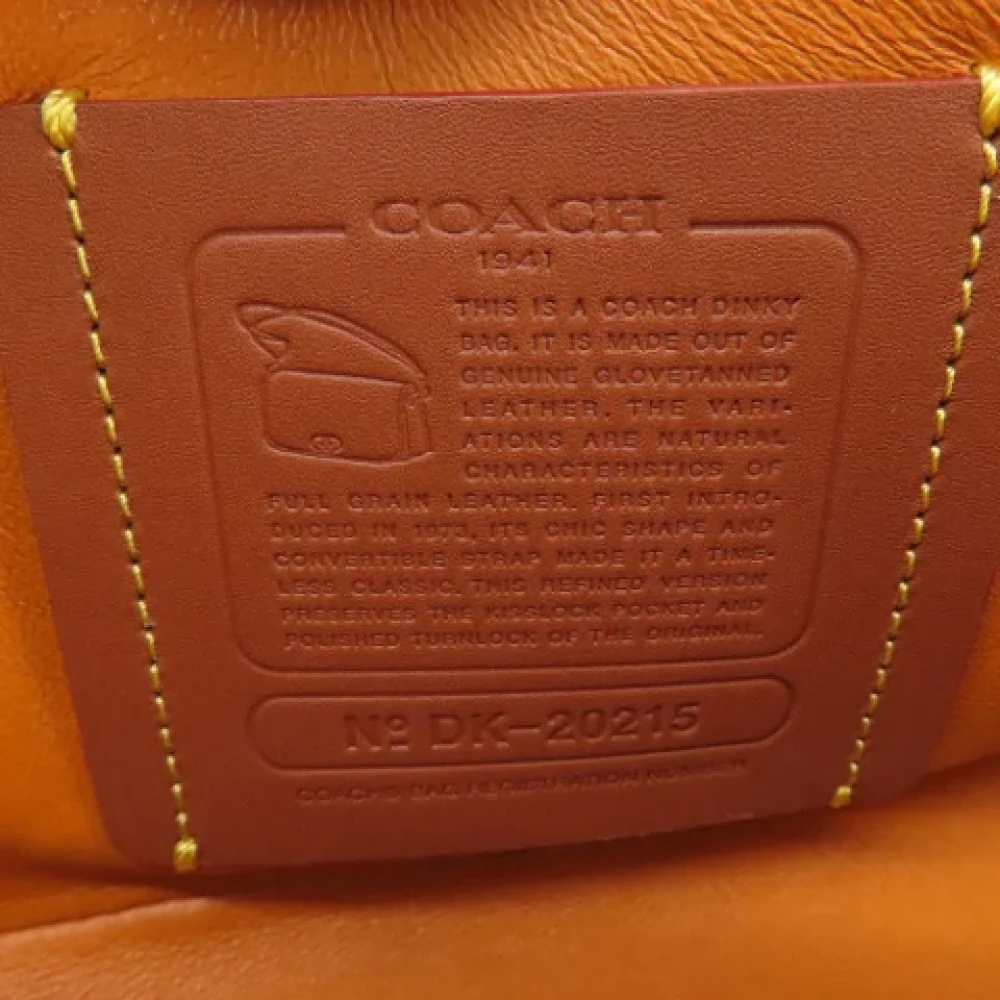 Coach Pre-owned Leather shoulder-bags Brown Dames