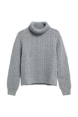 Ambleside Cable-knit Rollneck
