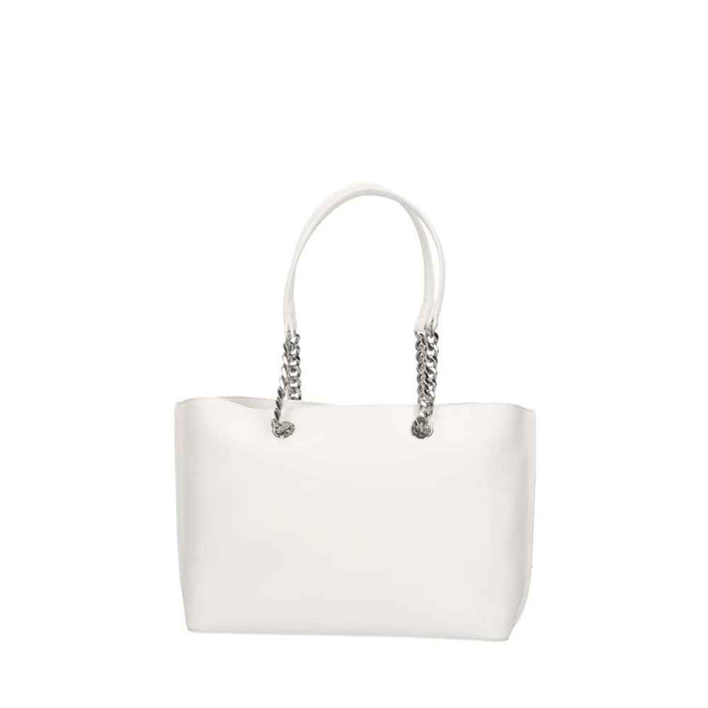 Moschino Witte Shopper Tas Elegant Veelzijdig White Dames
