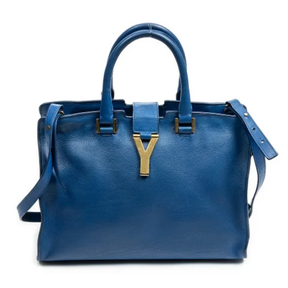 Saint Laurent Vintage Tweedehands handtassen Blue Dames