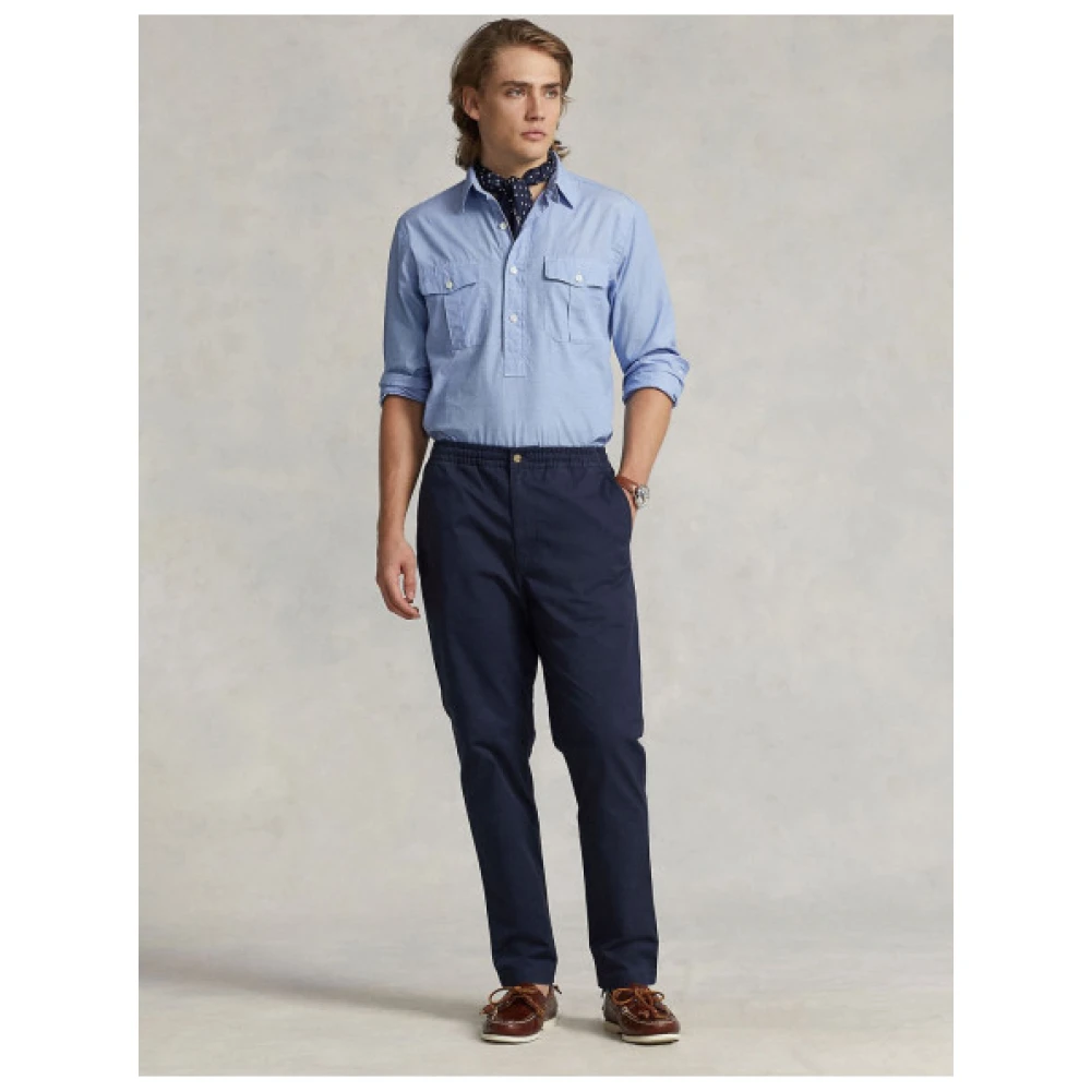 Polo Ralph Lauren Elastische taille Prepster broek Blue Heren