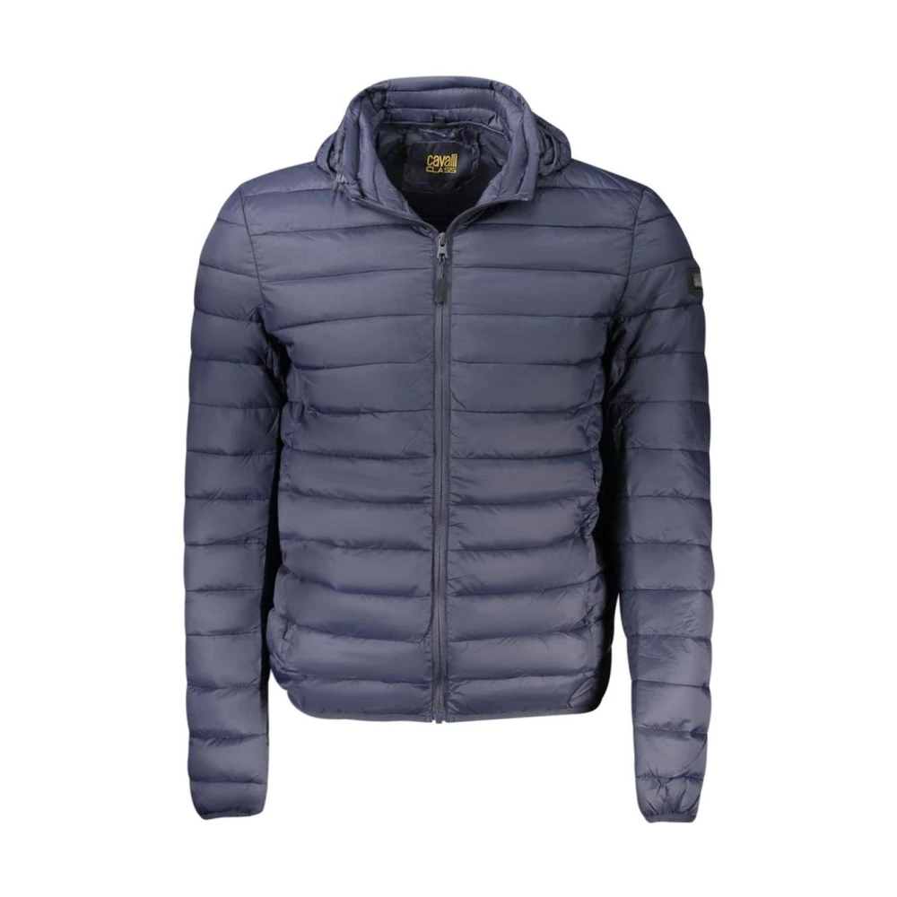 Cavalli Class Men's Blue Polyester Jacket