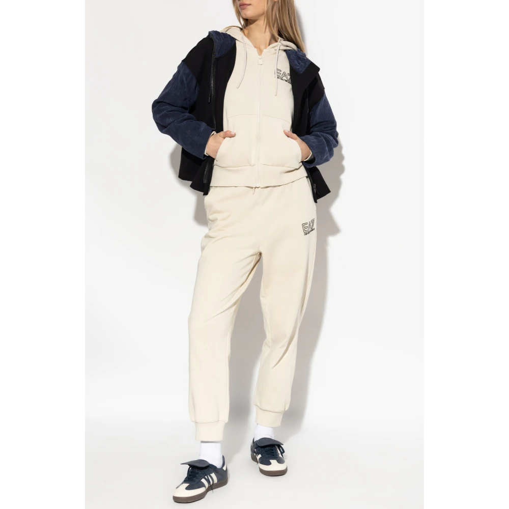 Emporio Armani Hoodie Blue Dames