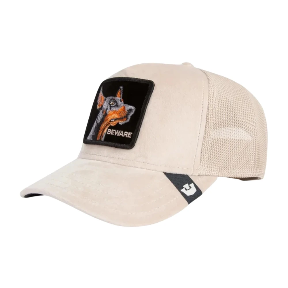 Goorin Bros Beige Beware Velour Trucker Cap - Female - Hats & Caps - One Size - Accessories
