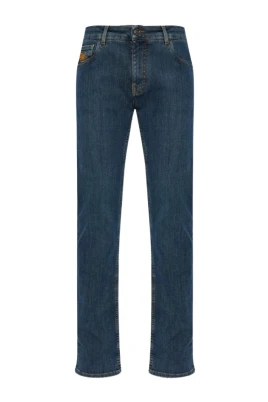 Jeans med Pegaso Logo-brodyr