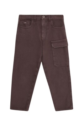 cotton-gabardine-5-pocket-pants-with-metal-logo