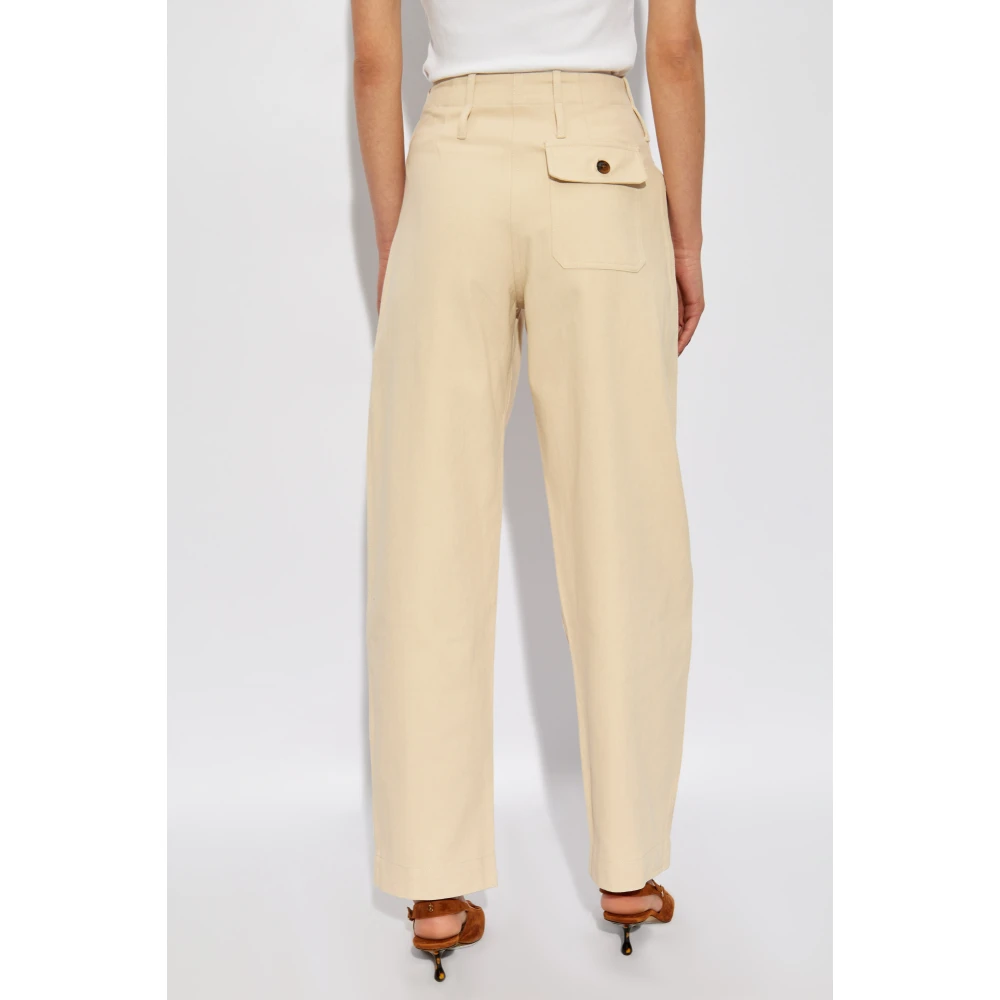 Samsøe Saddie Broek Beige Dames