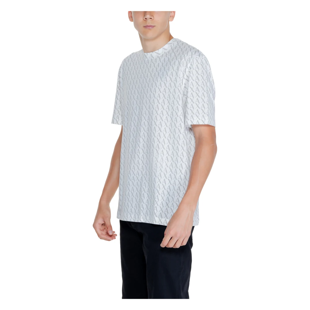 Armani Exchange Heren T-Shirt en Polo Collectie White Heren
