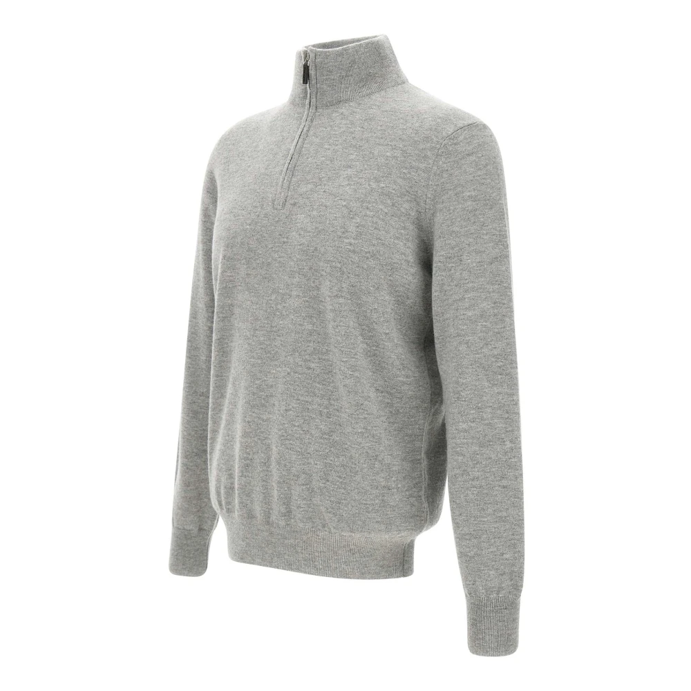 Kangra Wol Kasjmier Trui Grijs Heren Gray Heren