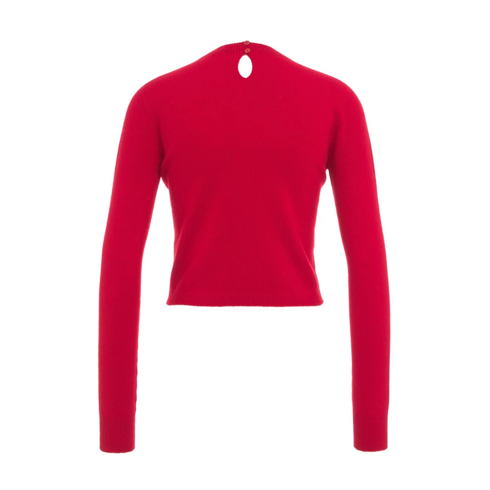 MVM Luxe Cashmere Rode Trui Red Dames
