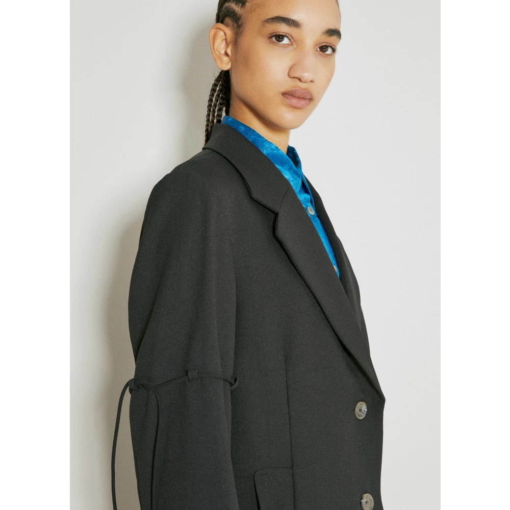 Song for the Mute Op maat gemaakte pak blazer Black Dames