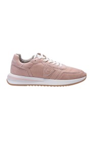 Tropez 2.1. Tvättade Lädersneakers med Patches