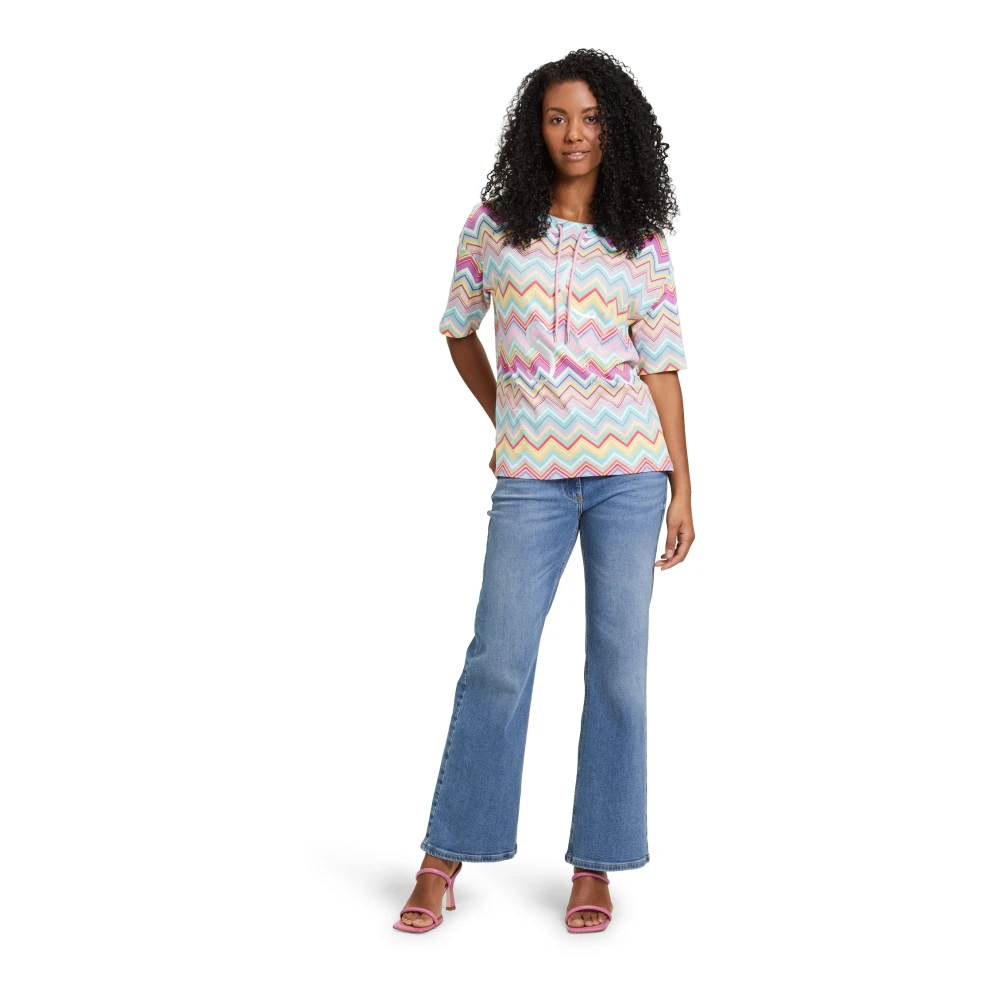 Betty Barclay Casual Sweatshirt met Koord Multicolor Dames