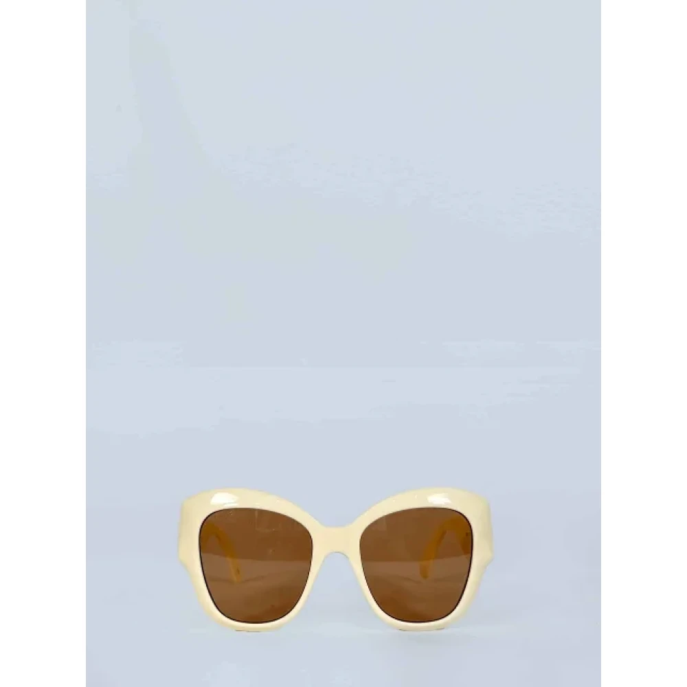 Gucci Vintage Pre-owned Plastic sunglasses Beige Dames