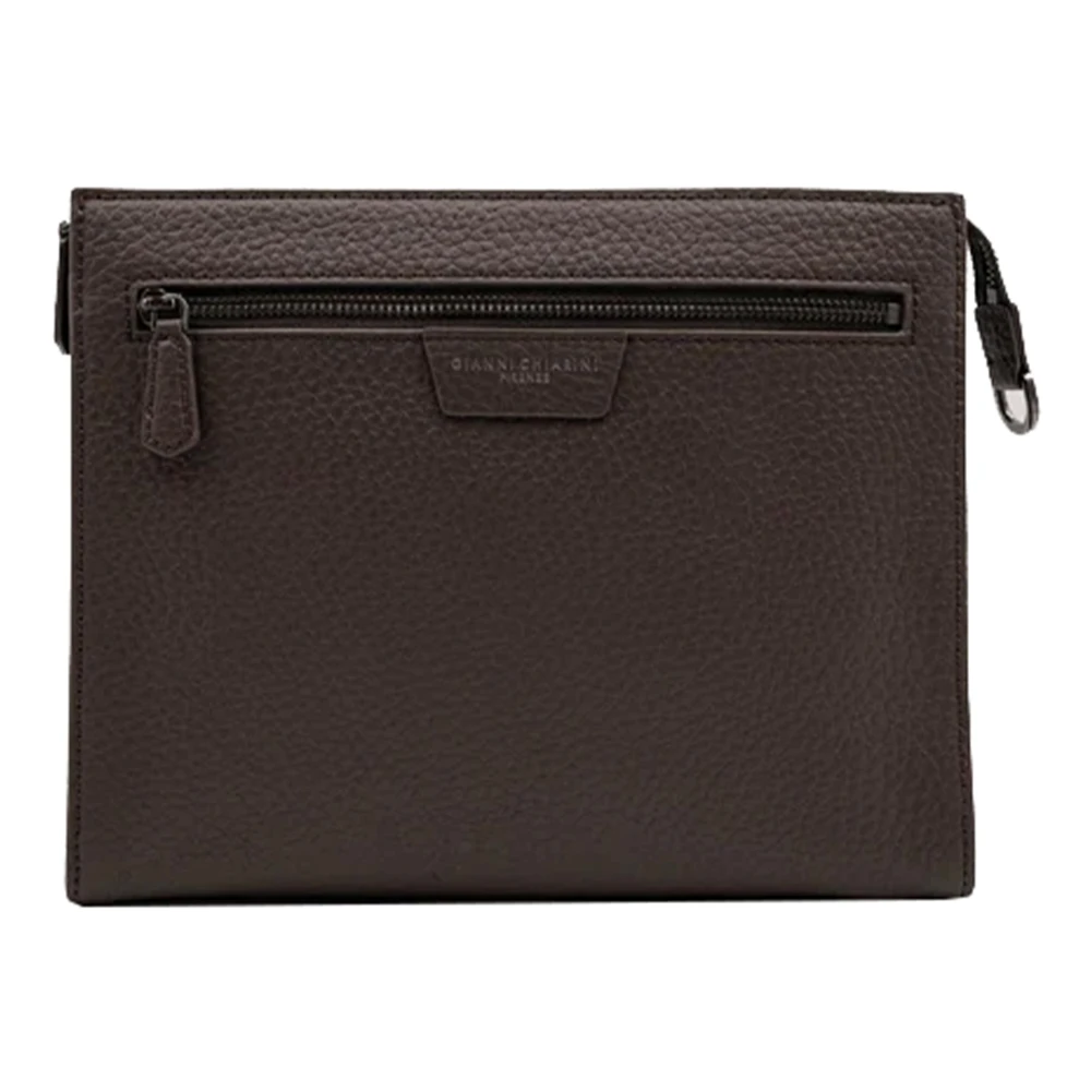 Gianni Chiarini Leren Crossbody Tas in Florence Stijl Brown Heren