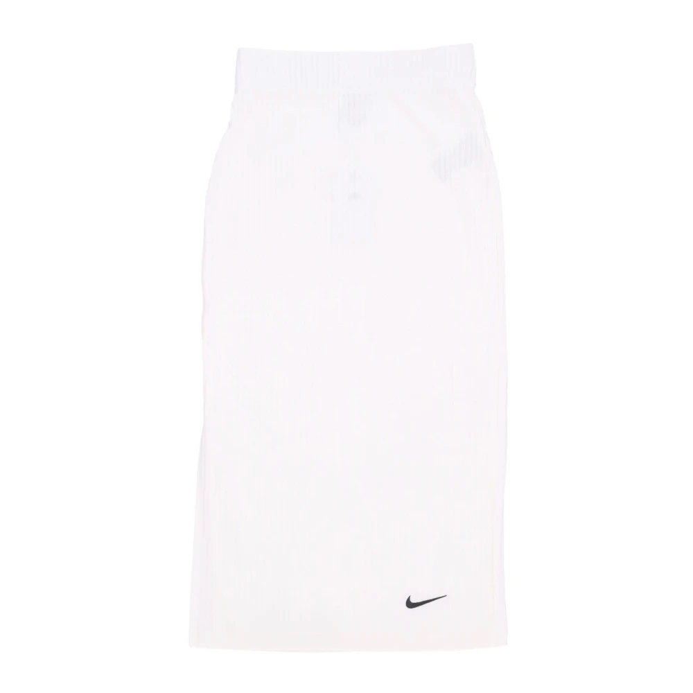 Nike Geribbelde Jersey Rok voor Dames White Dames