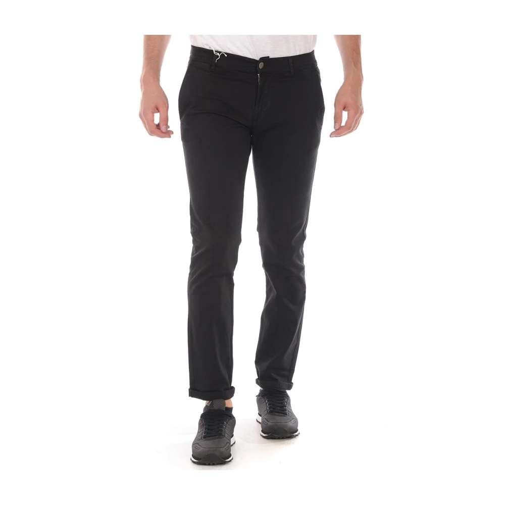 Daniele Alessandrini Men's Black Chinos, W31, Jeans Trouser