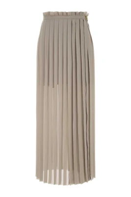 Cappuccino Polyester Kjol