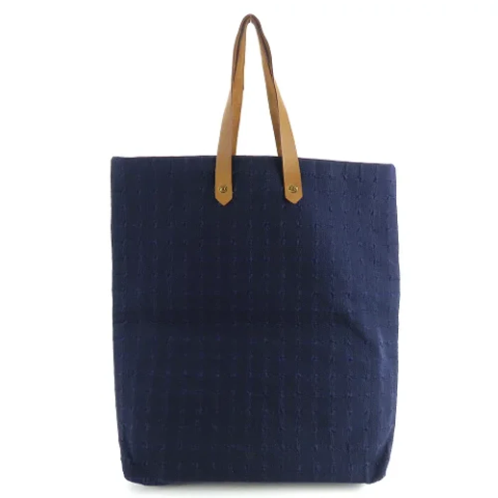 Hermès Vintage Pre-owned Cotton handbags Purple Dames
