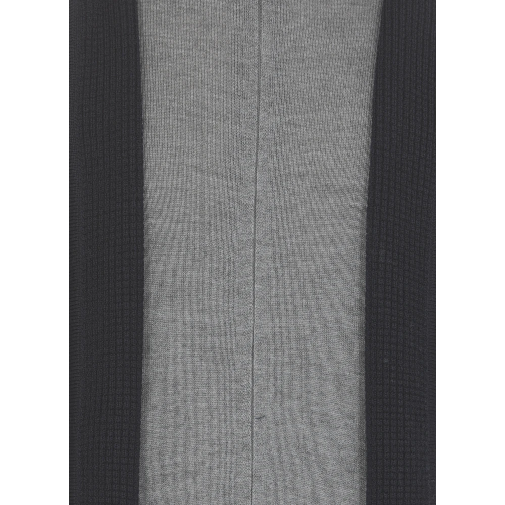 Fay Navy Blauwe Wollen Cardigan met Hoge Kraag Blue Heren