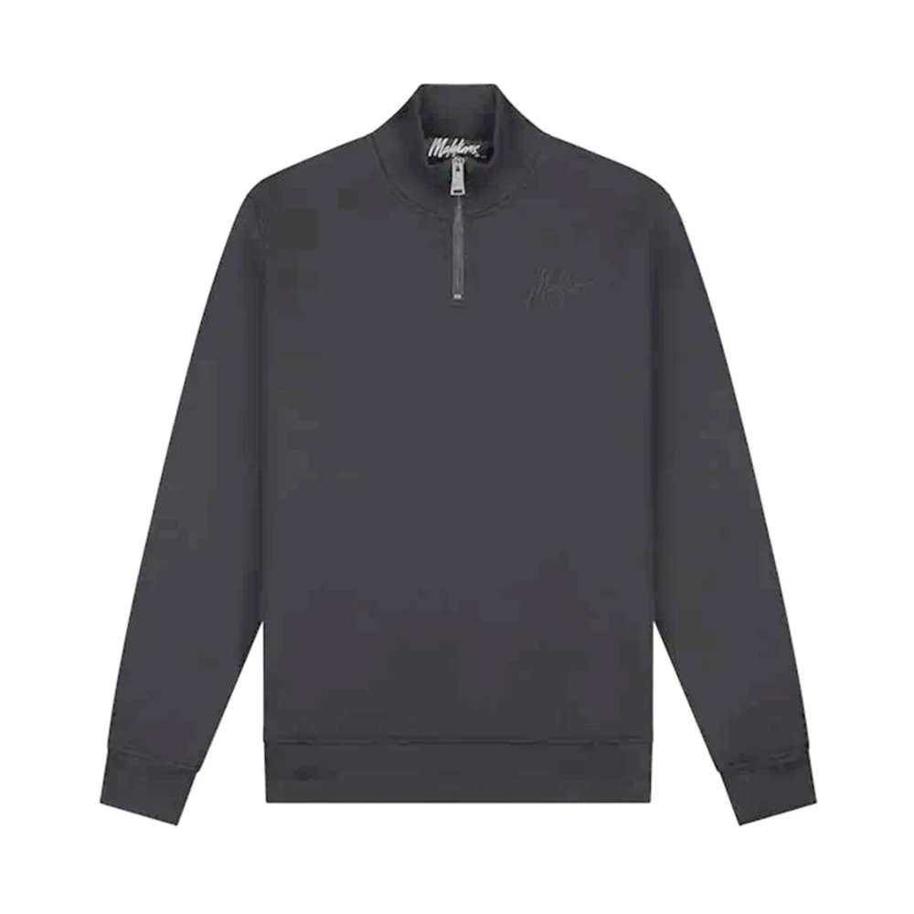 Malelions Zwarte Sweater Mm2-Aw24-03 Herenlions Black Heren