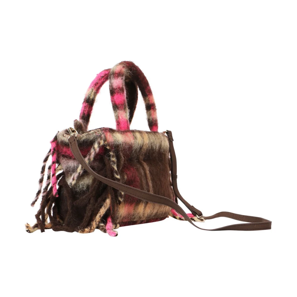Saint Barth Colette Franje Schoudertas met Ruitpatroon Multicolor Dames