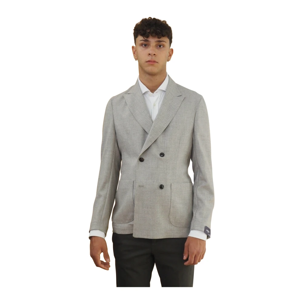 Barba - Jackets > Blazers - Gray - Barba - Modalova