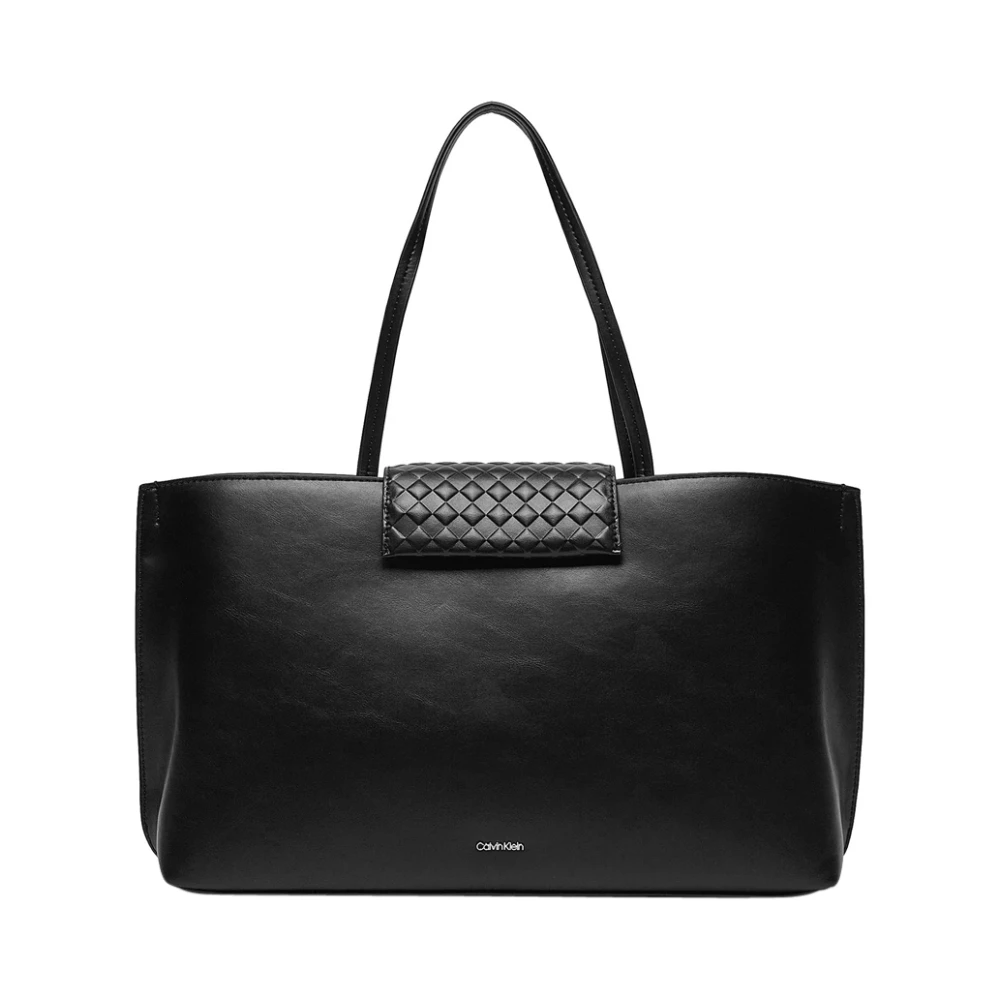 Calvin Klein Shoppers Mini Schwarze Shopper K60K611885BEH in zwart