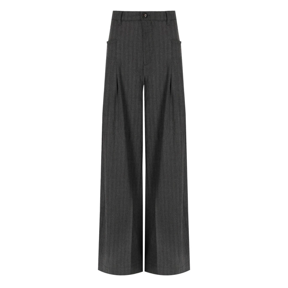 Trousers > Wide Trousers - - White Sand - Modalova