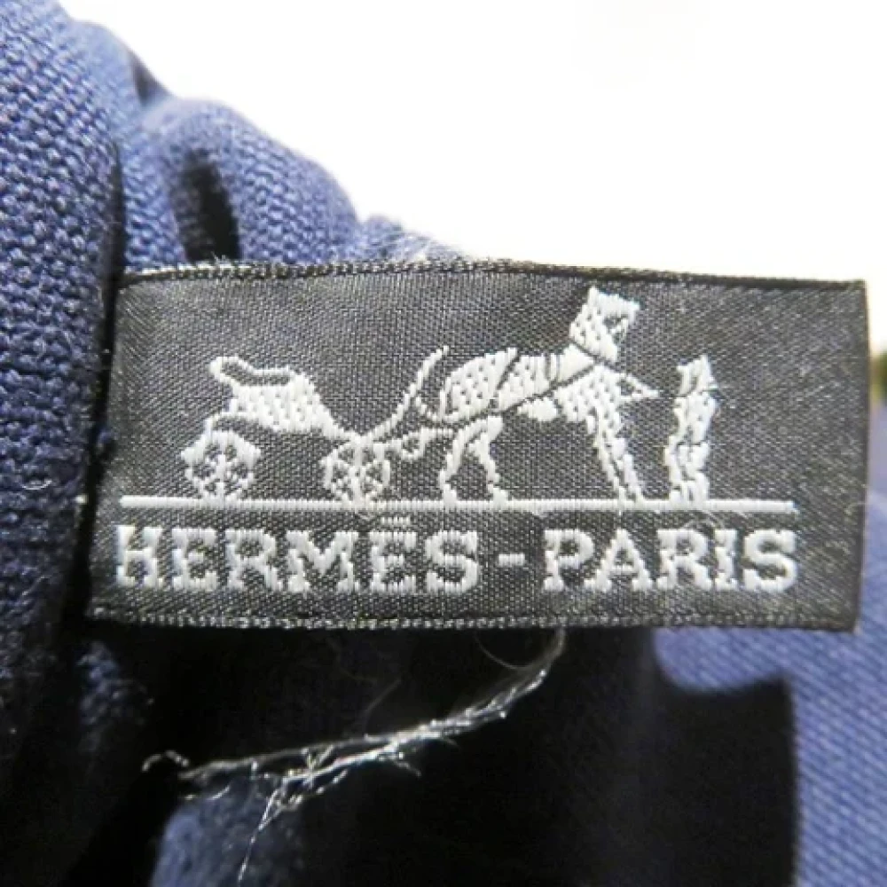 Hermès Vintage Pre-owned Canvas hermes-bags Gray Dames