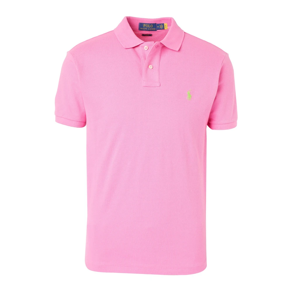 Ralph Lauren Slim Rosa Maui Polo Shirt Pink, Herr