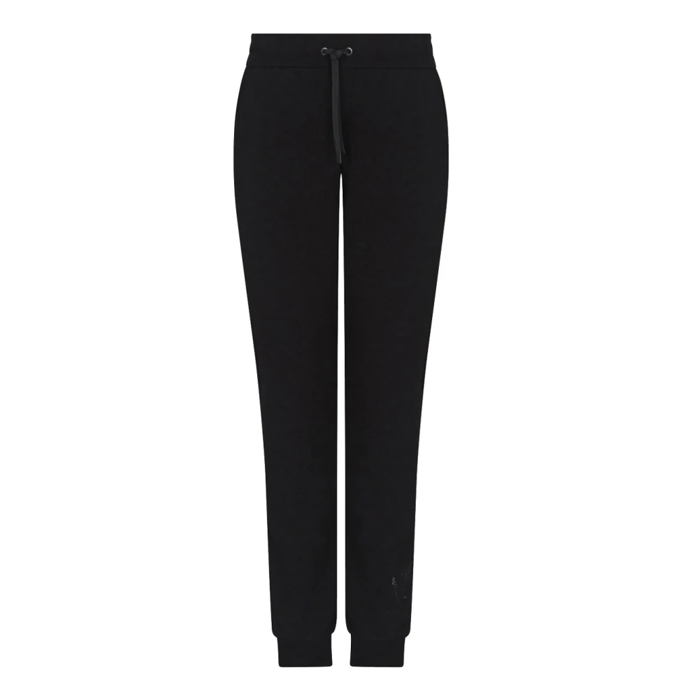 Armani Exchange Black Casual Sporty Trousers - Female - Sweatpants - Black - L - Trousers