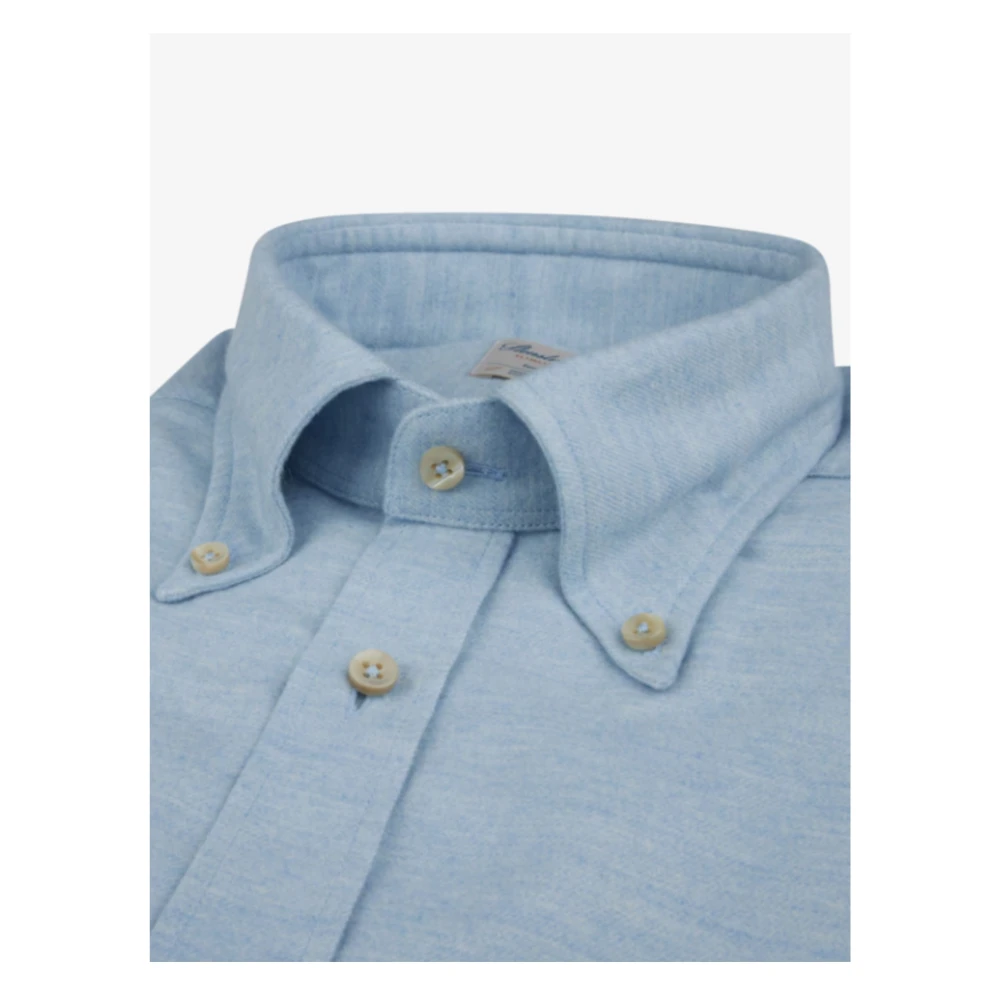Stenströms Fitted Body 26 RC Cuff Overhemd Lichtblauw Blue Heren