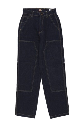 double-knee-denim-pants-high-waist