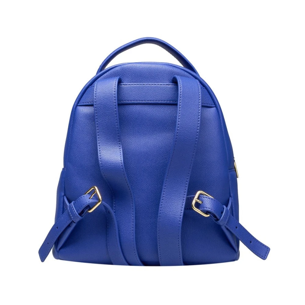 Love Moschino Stijlvolle Rugzak met Verstelbare Banden Blue Dames
