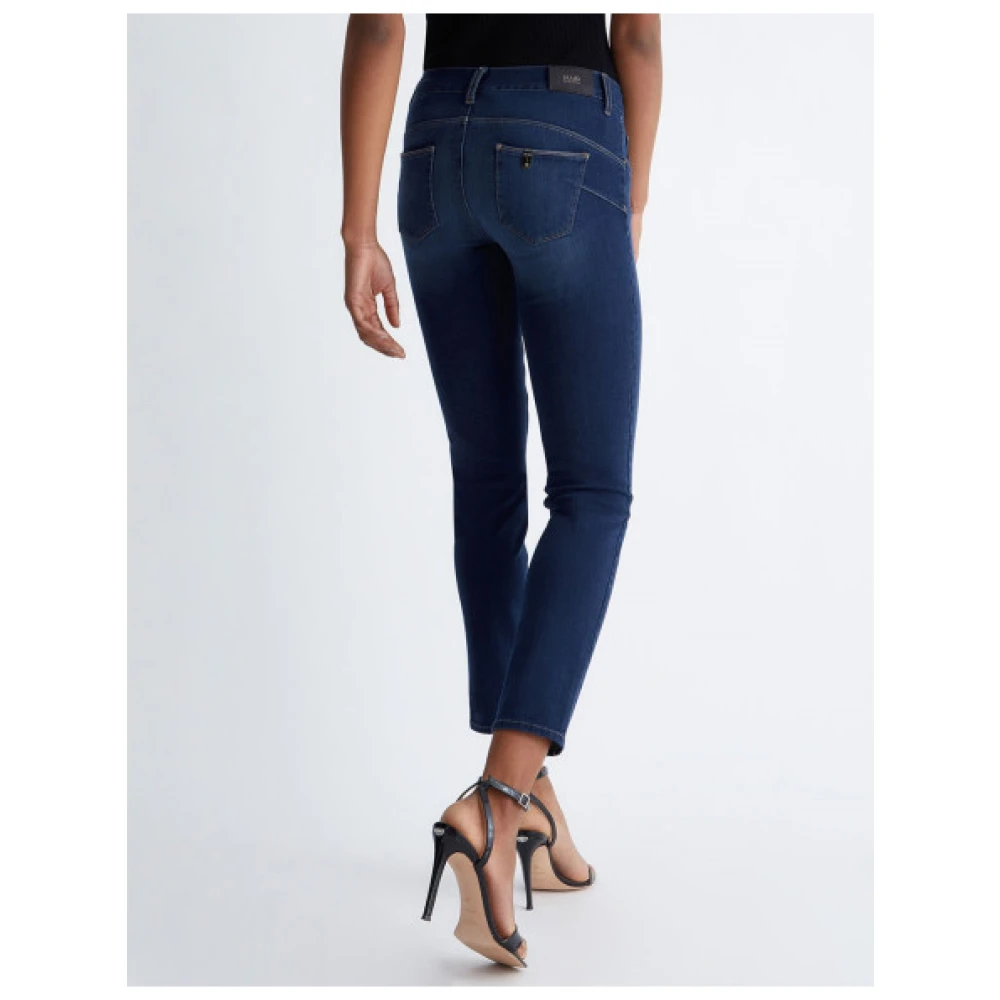 Liu Jo Regular Skinny Ideal Jeans Blue Dames